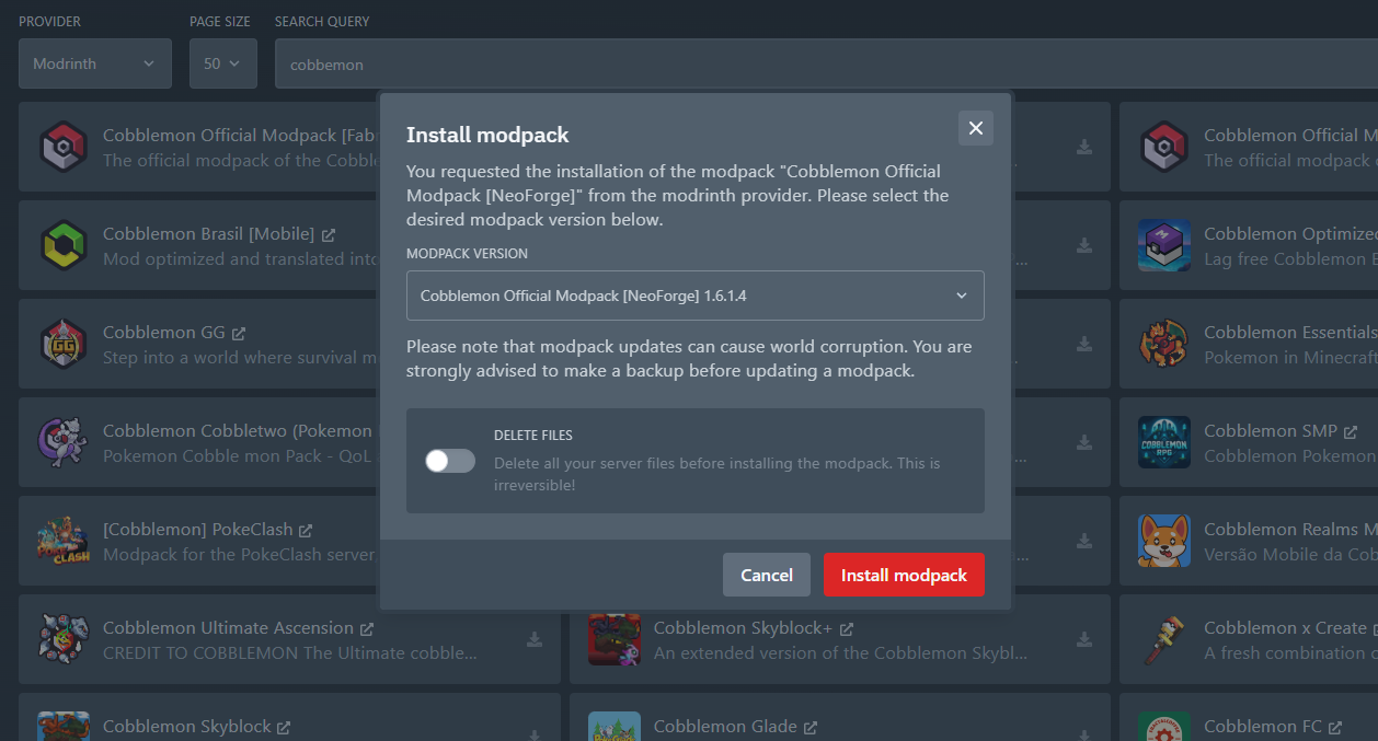 Hỗ trợ toàn bộ Mod, Mod Pack, cài đặt tự động với 1 click
